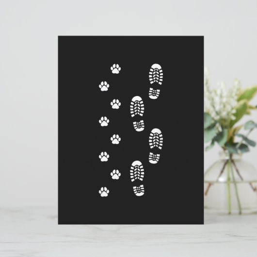 Dog Walk Foot Print Dog Walker Dog Walking (Standing Front)