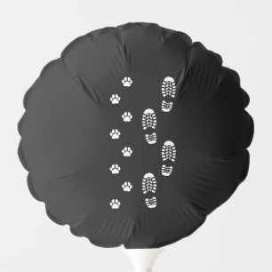 Dog Walk Foot Print Dog Walker Dog Walking Balloon