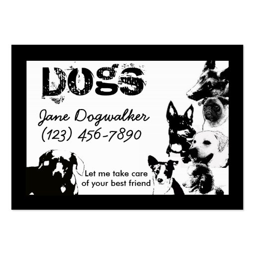 Free Printable Dog Walking Business Cards - Free Templates Printable