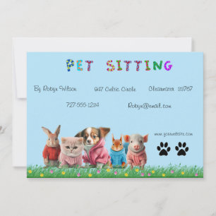 Dog Walker Business Card