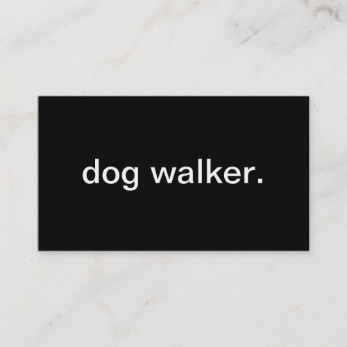 Dog Walker Business Card Template