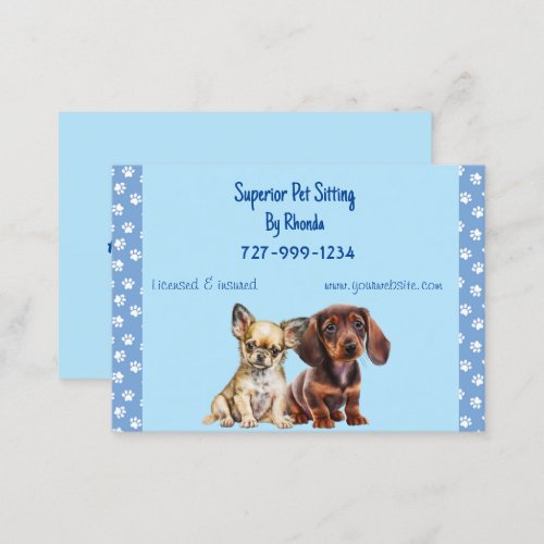 Dog Walker Business Card