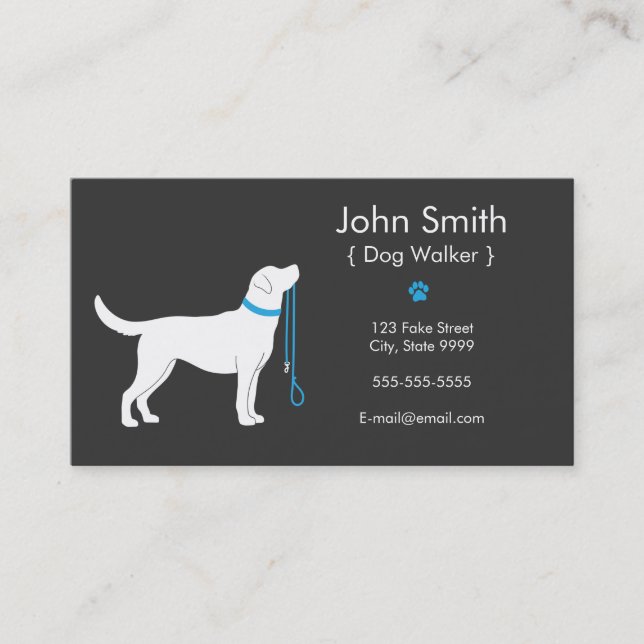 Dog Walker Business Card (Front)