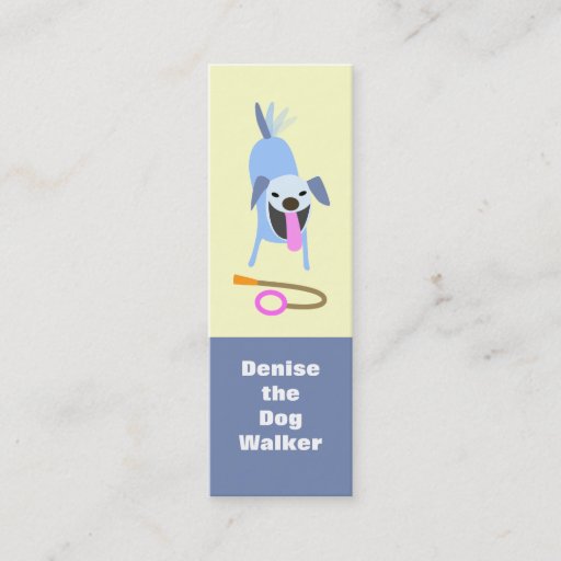 Customizable Dog Walker Business Card