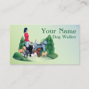 Dog Walker Business Card
