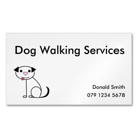 Dog Walker Business Card 