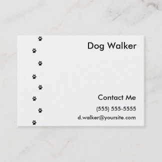 Dog Walker Business Card
