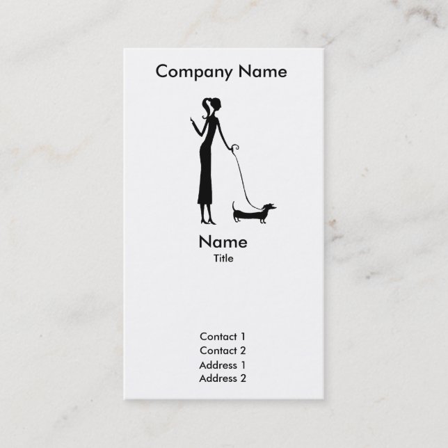 Dog Walker Business Card (Front)
