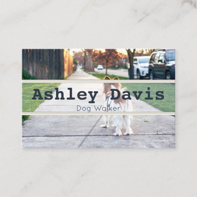 Dog Walker business cards (Front)