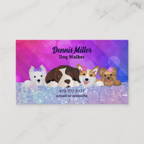 Dog Walker Business Cards