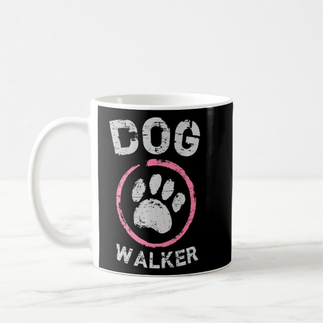 Dog Walker Dog Puppies Dog Breed Owner  Coffee Mug (Left)