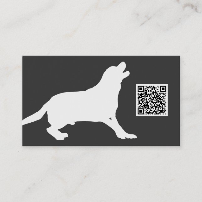 Dog Walker Dog Sitter Business Card (Front)