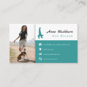 Dog Walker Dog Trainer Pet Care Business Card