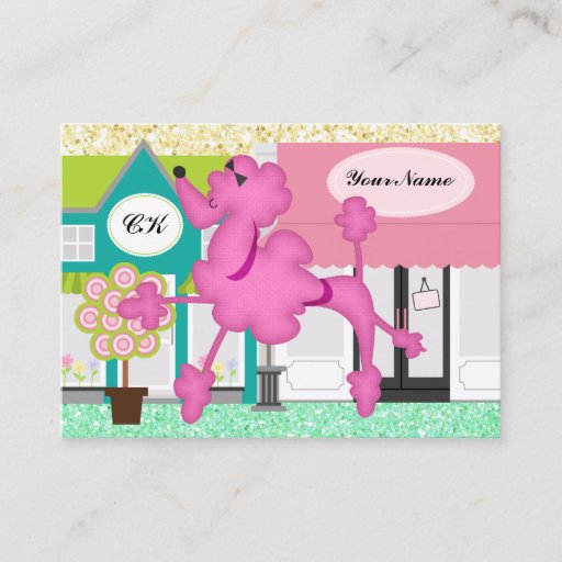 Customizable Dog Walker / Groomer / Etc. - SRF Business Card Template