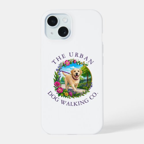 Dog Walker iPhone Case - Labrador