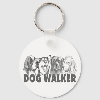 Dog Walker Keychain