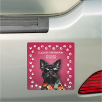 Dog Walker Paw Print Border 