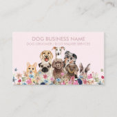 Dog Walker Pet Groomer Business Card (Front)