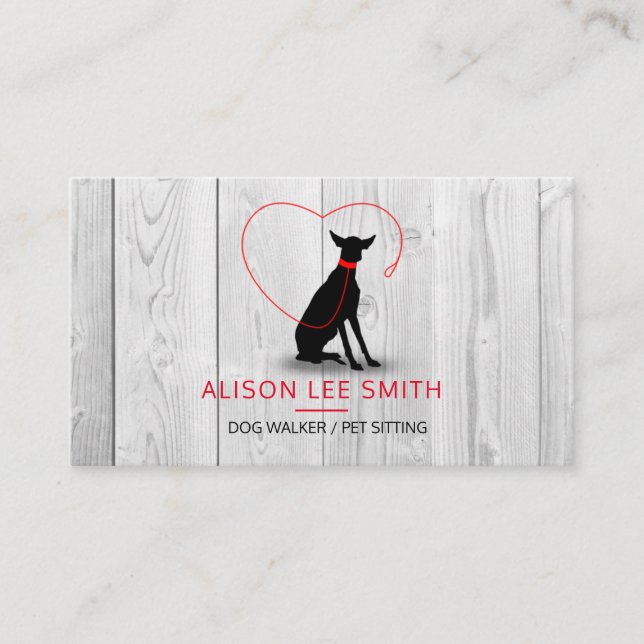 Dog walker / Pet Sitter Business Card (Front)