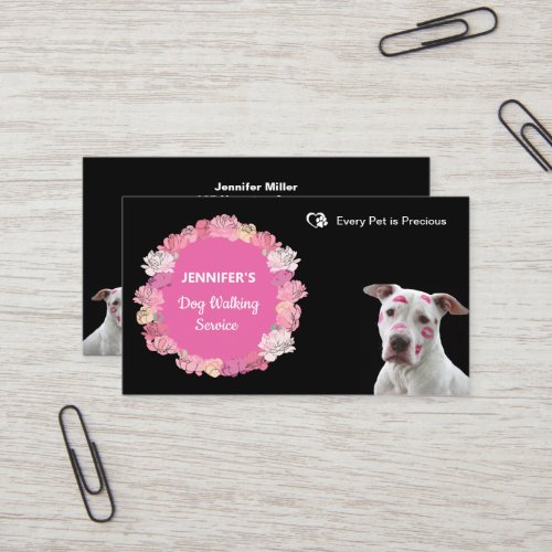 Dog Walker Pet Sitter  Business Card