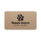 Dog Walker Pet Sitter Paw Heart Rustic Kraft