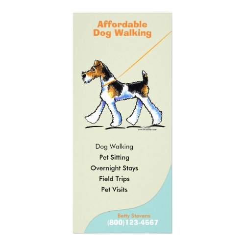 Dog Walker Sitter Business Rate Card