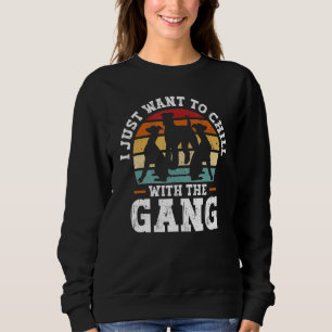 Dog Walker Sitter Sitting Trainer Chill With The G Sweatshirt