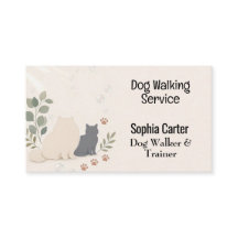 Dog Walker & Trainer Animal Lovers Professional 