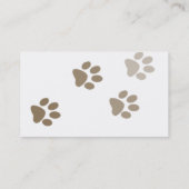 Dog Walkers business card (Back)