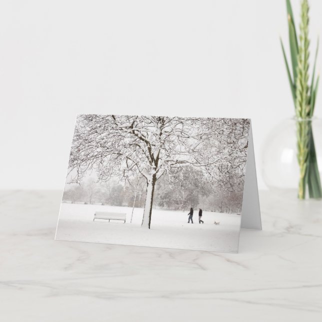 Dog walkers holiday card (Front)