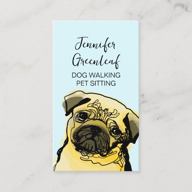 Dog walking Business Card (Front)