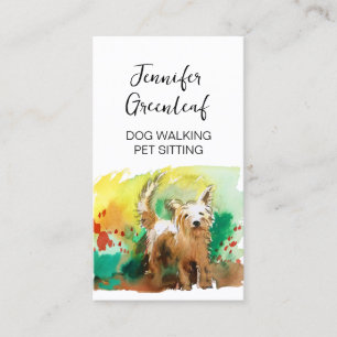 Dog walking Business Card
