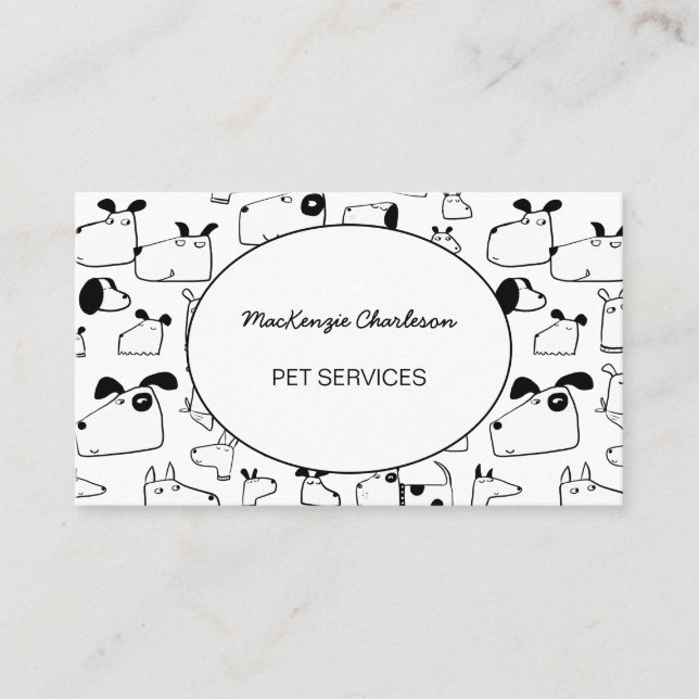 Dog Walking Business Card (Front)