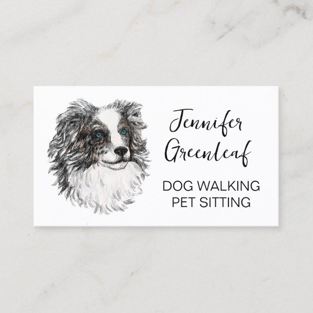 Dog walking Business Card (Front)