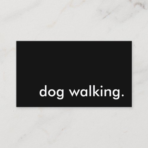 dog walking. business card templates