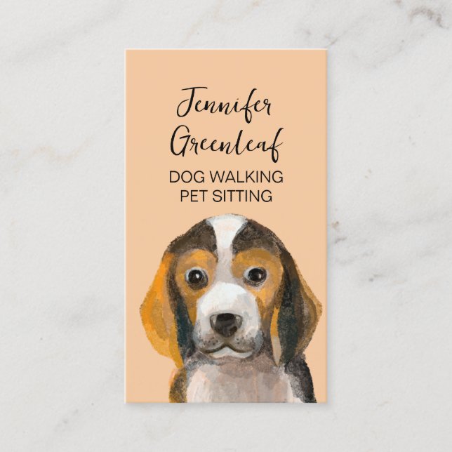 Dog walking Business Card (Front)