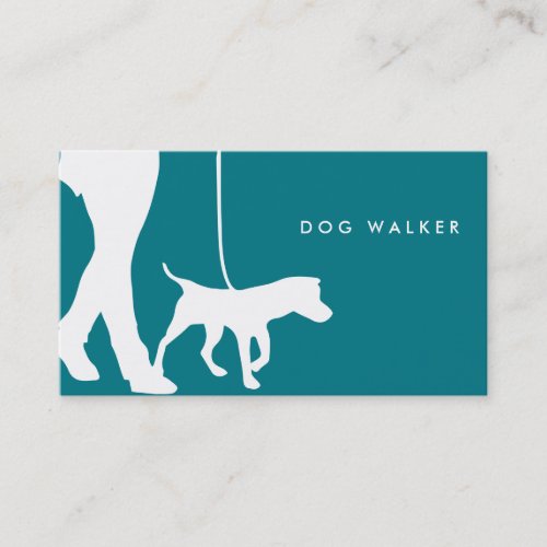 Dog walking business card 35 x 20 100 pack