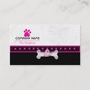 Dog Walking Business Cards by chandraws at Zazzle