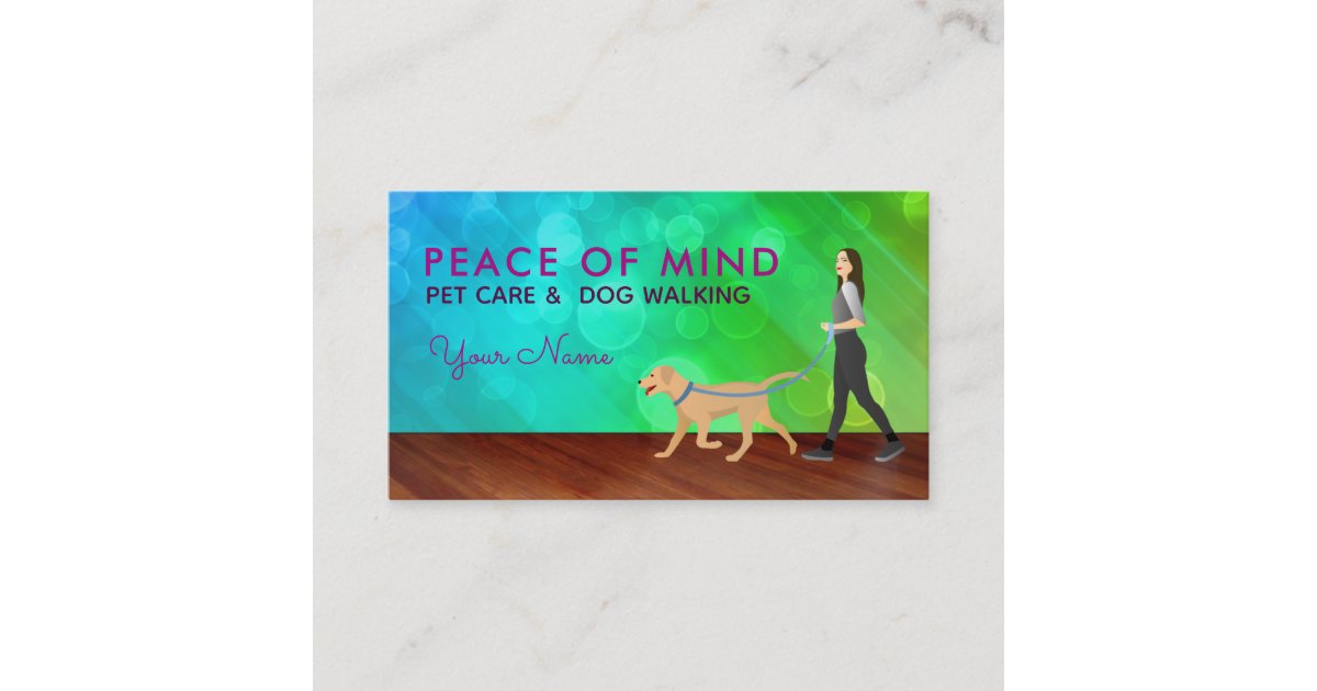 Dog Walking Business Cards | Zazzle