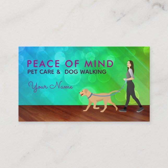 Dog Walking Business Cards (Front)
