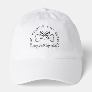 Dog walking club girl walk aesthetic hat