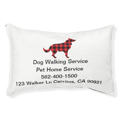 Dog Walking Cup Company Info Pet Bed