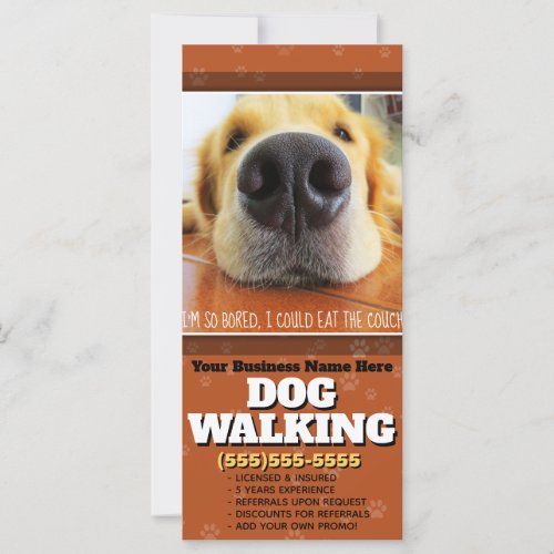 Dog Walking Customizable Marketing Advertising