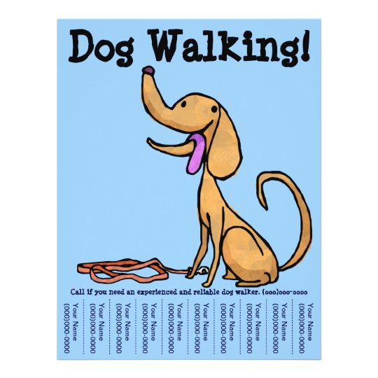 Dog Walking Flyer