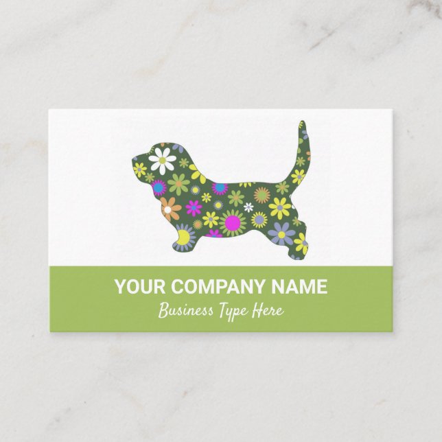 Dog Walking Groomer Pets Business Card (Front)