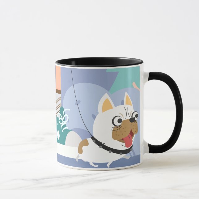 Dog Walking Mug (Right)