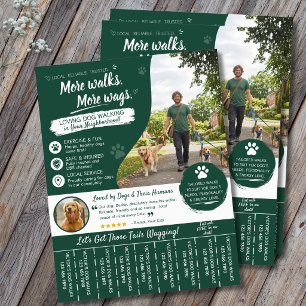 Dog Walking Pet Sitter Business Flyers
