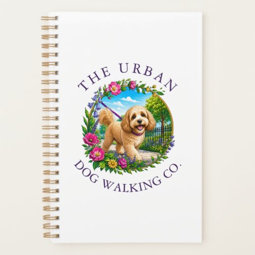 Dog Walking Planner with Cockapoo
