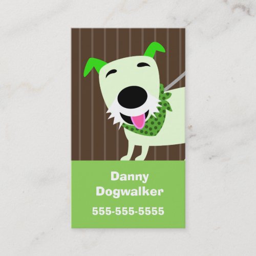Dog Walking Services Business Cards