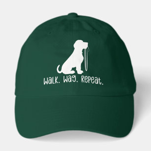 Dog Walking - Walk. Wag. Repeat. Hat